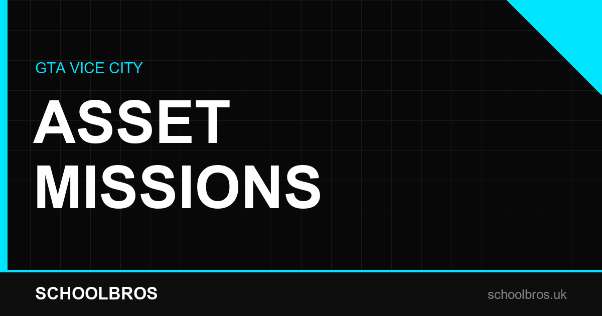 GTA Vice City businesses and asset missions guide showing property income